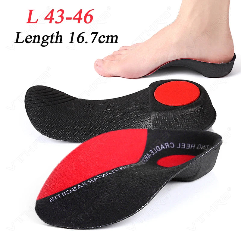 High Arch Supports Shoe Sole EVA Sport Orthopedic Insoles for Men Women Plantar Fasciitis Flat Feet Pain Relief Shoe Cushion Pad
