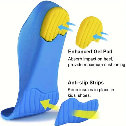 Kids Children Orthotics Insoles for Flat Feet Arch Support Correction Foot Care for Kid Orthopedic Insole Soles Shoes Inserts