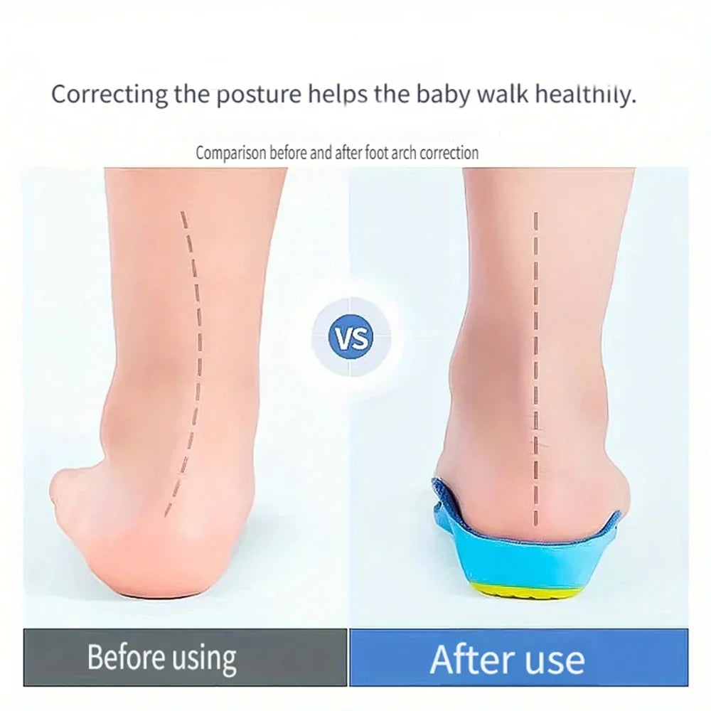 Kids Children Orthotics Insoles for Flat Feet Arch Support Correction Foot Care for Kid Orthopedic Insole Soles Shoes Inserts