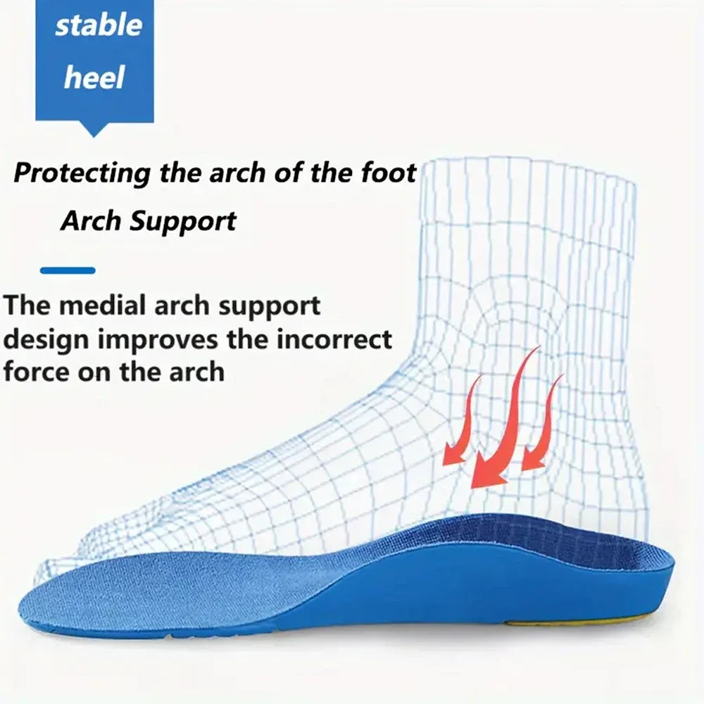 Kids Children Orthotics Insoles for Flat Feet Arch Support Correction Foot Care for Kid Orthopedic Insole Soles Shoes Inserts