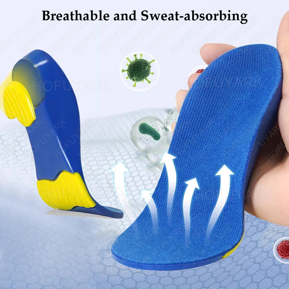 Arch Support Orthotic Insoles for Kids Flat Feet Plantar Fasciitis Foot Support Orthopedic Insoles for Children Shoes Inner Sole