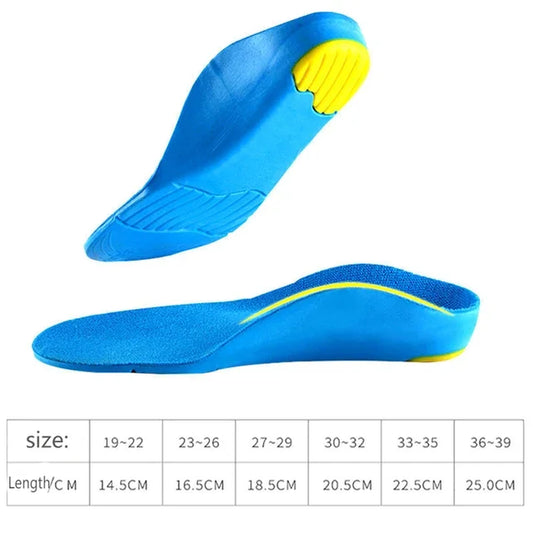Kids Children Orthotics Insoles for Flat Feet Arch Support Correction Foot Care for Kid Orthopedic Insole Soles Shoes Inserts