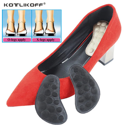 Unisex O/X Leg Valgus Varus Corrector Orthotic Insoles Foot Pads Heel Correction Pads inside outside Feet Insert Insoles