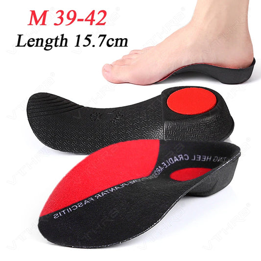 High Arch Supports Shoe Sole EVA Sport Orthopedic Insoles for Men Women Plantar Fasciitis Flat Feet Pain Relief Shoe Cushion Pad