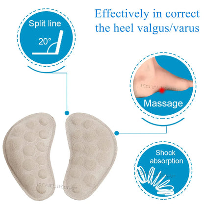 Unisex O/X Leg Valgus Varus Corrector Orthotic Insoles Foot Pads Heel Correction Pads inside outside Feet Insert Insoles
