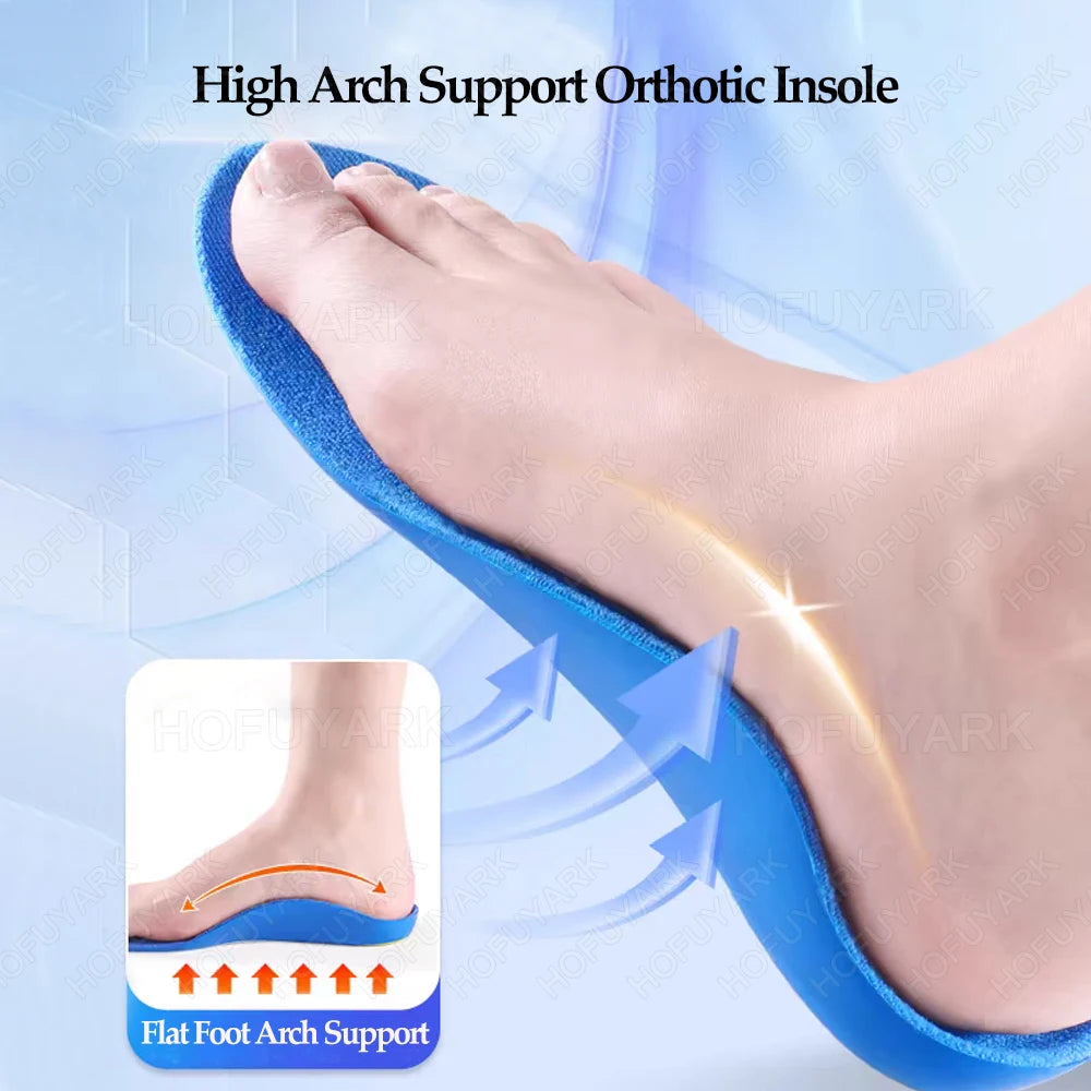 Arch Support Orthotic Insoles for Kids Flat Feet Plantar Fasciitis Foot Support Orthopedic Insoles for Children Shoes Inner Sole