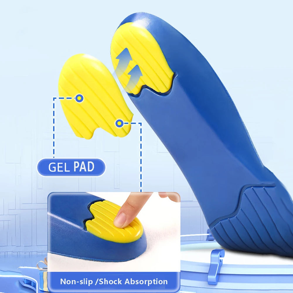 Arch Support Orthotic Insoles for Kids Flat Feet Plantar Fasciitis Foot Support Orthopedic Insoles for Children Shoes Inner Sole